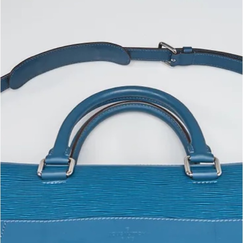 Louis Vuitton Blue Epi Leather Laptop Briefcase - Picture 5 of 7